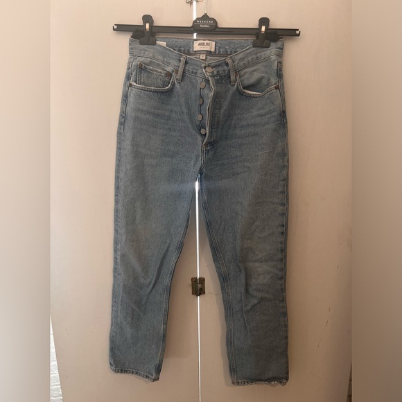 AGOLDE High Rise Straight Crop Riley - Picture 6 of 8